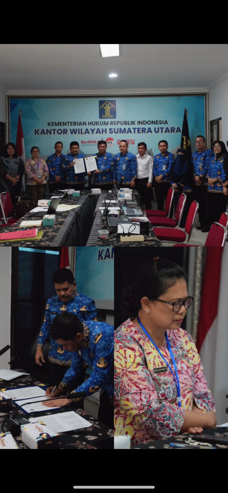 PASTIKAN PELAYANAN KESEHATAN BERKUALITAS, PEMERINTAH KABUPATEN KARO MELAKUKAN HARMONISASI RANPERBUP KABUPATEN KARO TENTANG PEDOMAN PELAKSANAAN KERJA SAMA BADAN LAYANAN UMUM DAERAH RUMAH SAKIT UMUM DAERAH KABUPATEN KARO KE KEMENTERIAN HUKUM PROVINSI SUMATERA UTARA